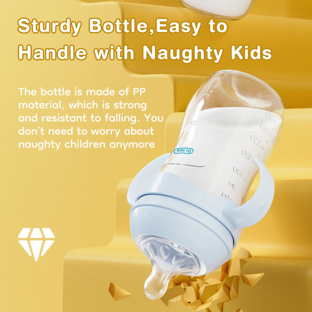 150/240/330ml Newborn Baby Bottle BPA-Free Heatproof Baby PP Bottle Drop-Proof And Leak-Proof Baby Feeding Bottle