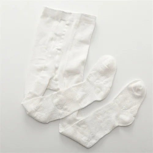 0-3 Years Baby Girl Spring Summer Mesh Tights Baby Cotton Bow Little Children's Pantyhose  Thin Children's Socks