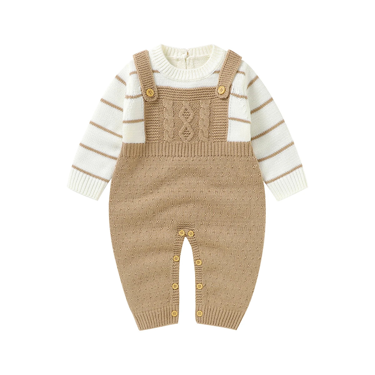 0-24M Newborn Baby Romper Shoes Gloves Set Knit Girl Boy Jumpsuit Boot Mitten Solid Toddler Infant Long Sleeve Knit Clothing