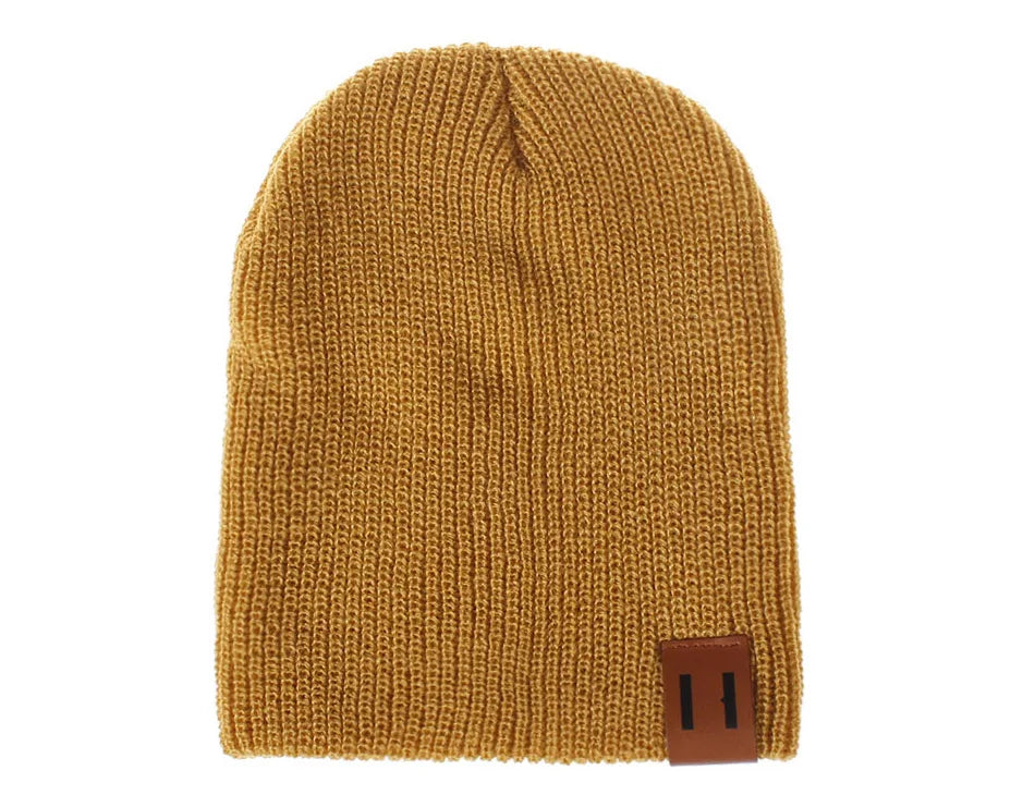 Baby Hat Kids Newborn Knitted Cap Crochet Solid Children Beanies Boys Girls Hats Headwear Toddler Kids Caps Accessories Clothes