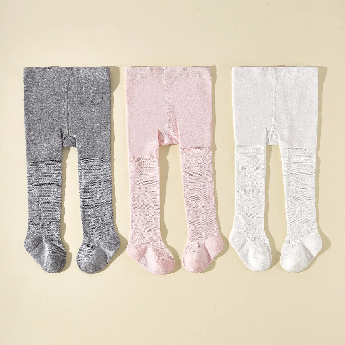 3PCS/Set Kids Children Girl Pantyhose Sock Spring Clothes Elastic Waist Solid Color Stockings Slim Socks Tights Baby Items