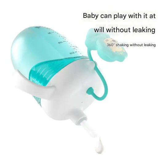 Youkebei 240ML Baby Silicone Bottles Anti Choking Baby Bottle No BAP Baby Feeding Bottles Wide Mouth Bottle For Kids Water Cup