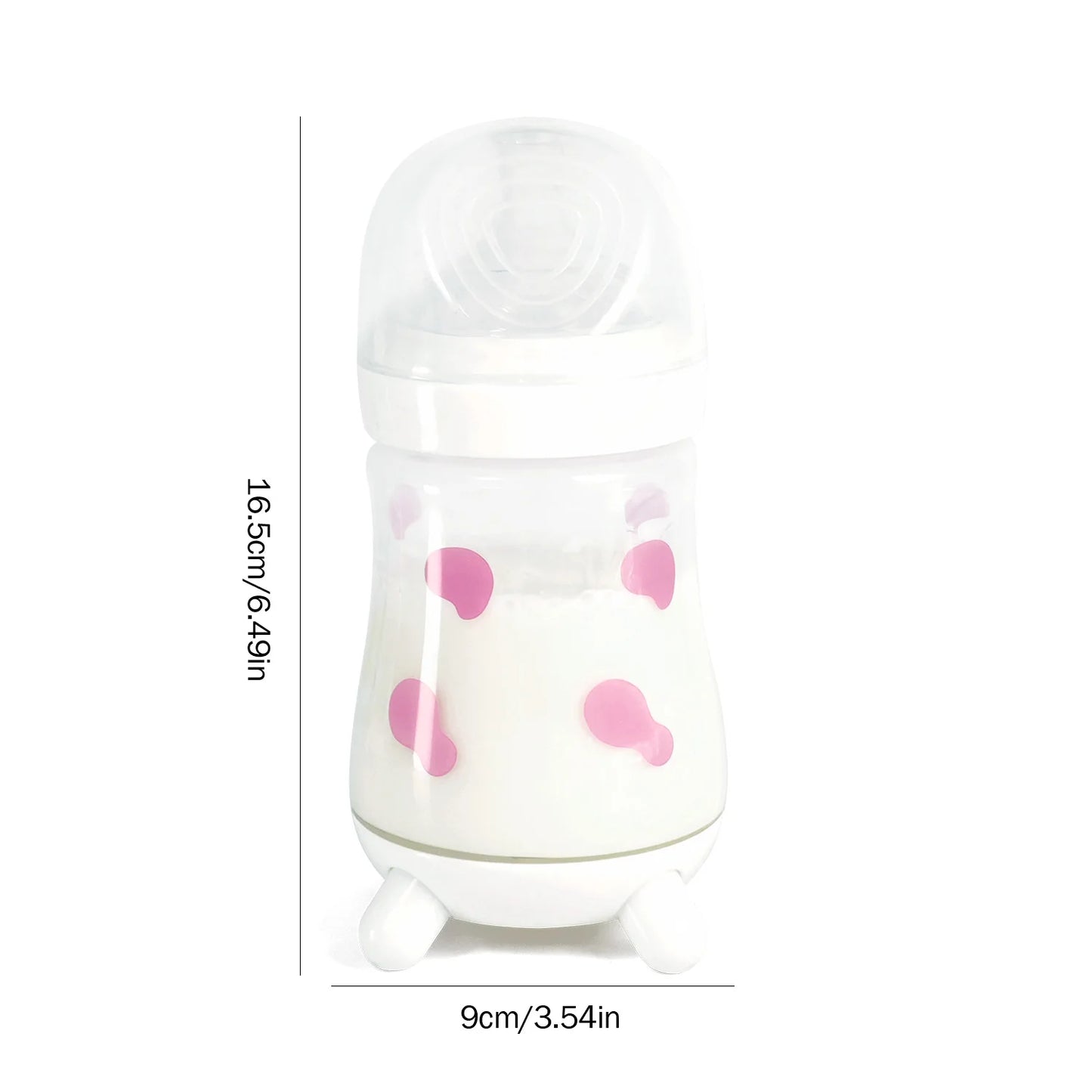 Cow Newborn Bottle 180ML/270ML Baby Bottle PP Bottle Anti-flatulence Bottle BPA Free Bottle Cute Cow Shape