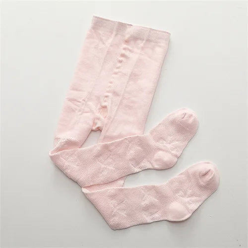 0-3 Years Baby Girl Spring Summer Mesh Tights Baby Cotton Bow Little Children's Pantyhose  Thin Children's Socks
