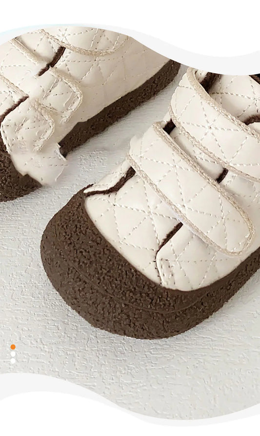 Winter Plush Shoes For Children Geniune Leather Boy's Girl's Toddler Shoes Ergonomics Soft-soled Boy's Girl's Faux Fur Warm Shoe