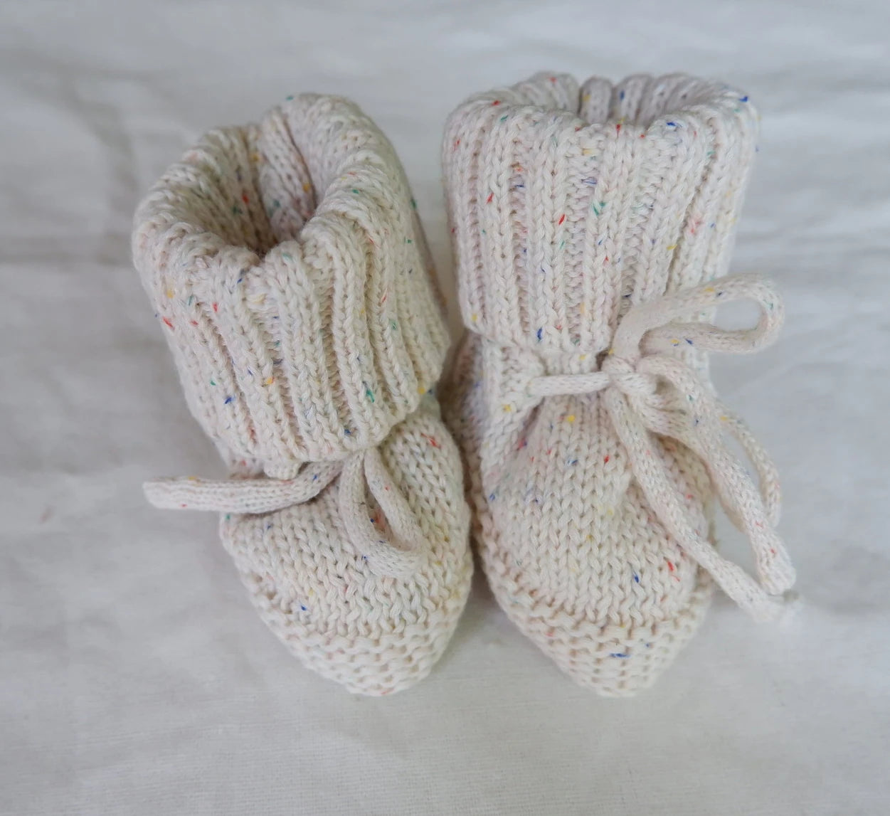 Winter Cute Infant Baby Neutral Booties 100% Cotton Knit Warm Baby Socks Unisex Toddler Baby Shoes Shower Gift