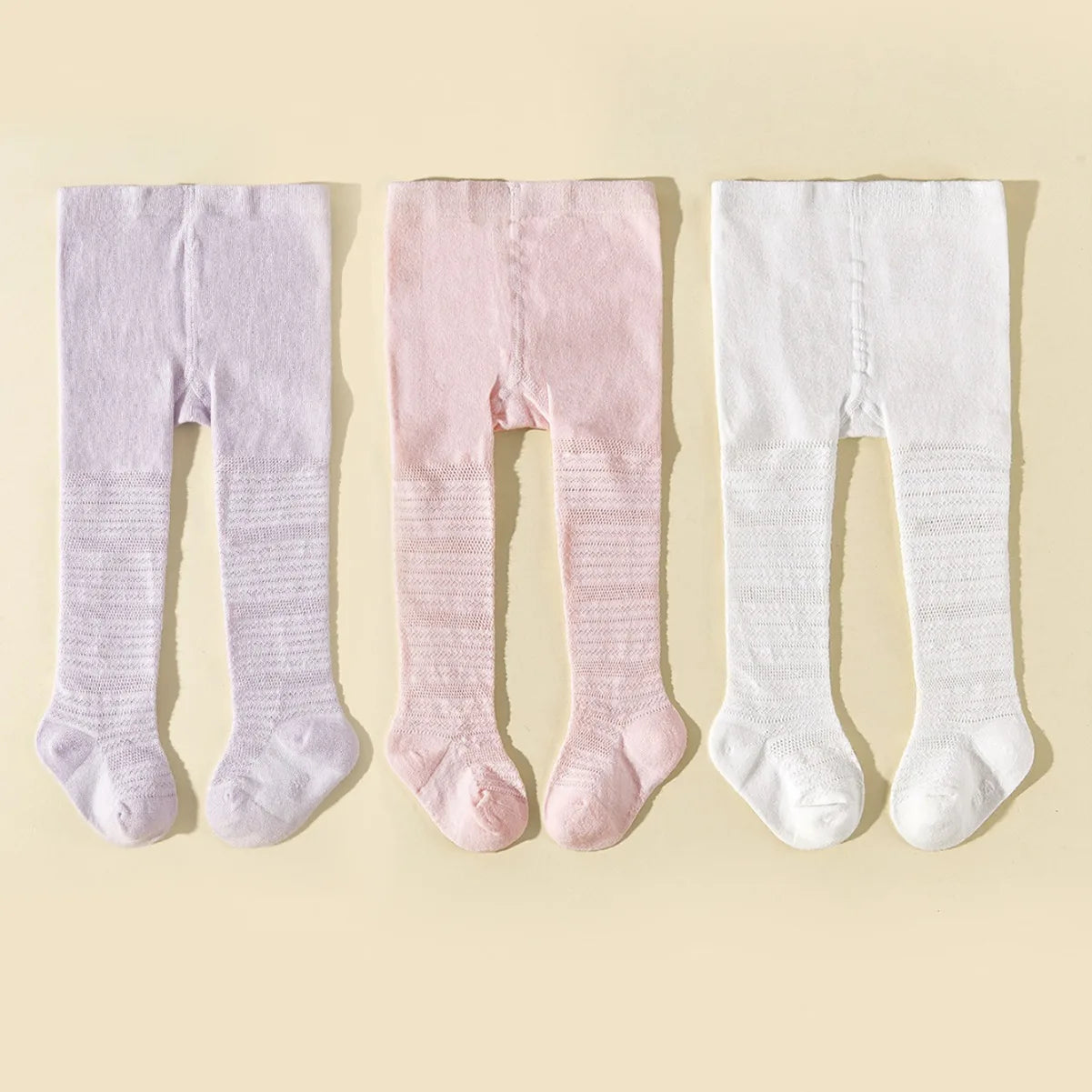 3PCS/Set Kids Children Girl Pantyhose Sock Spring Clothes Elastic Waist Solid Color Stockings Slim Socks Tights Baby Items
