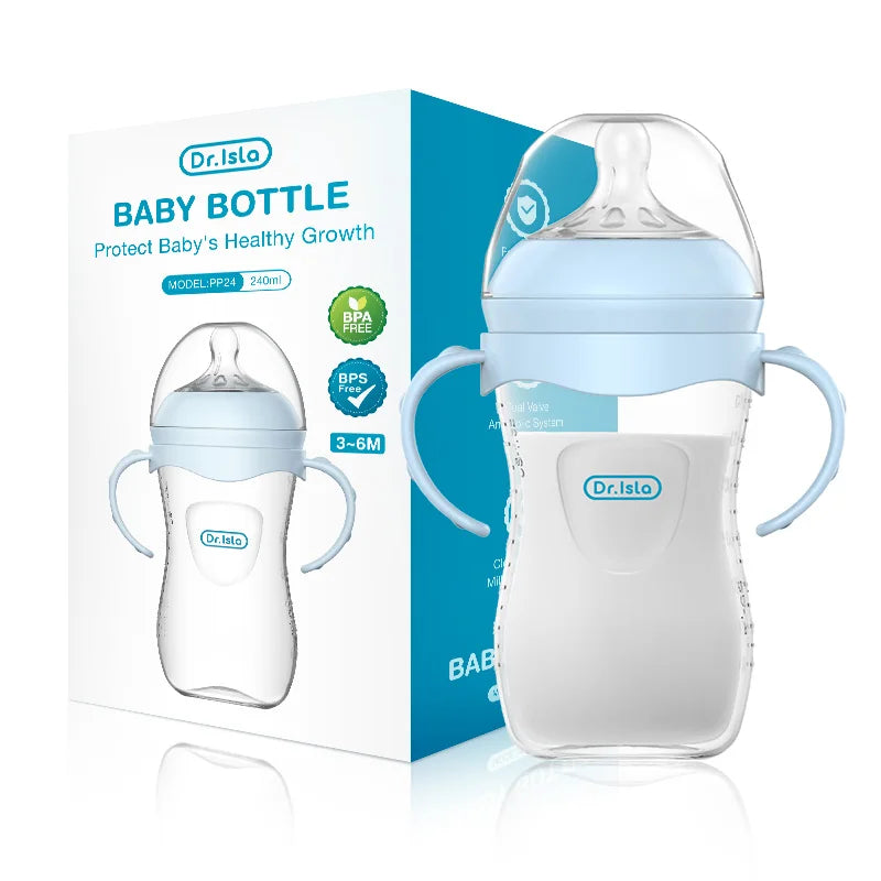 150/240/330ml Newborn Baby Bottle BPA-Free Heatproof Baby PP Bottle Drop-Proof And Leak-Proof Baby Feeding Bottle