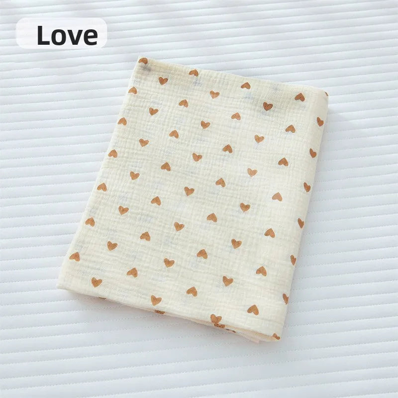 80*80cm Cotton Muslin Baby Receiving Blankets for Girls and Boys Newborn Muslin Swaddle Blanket Bedding Infant Bath Towel