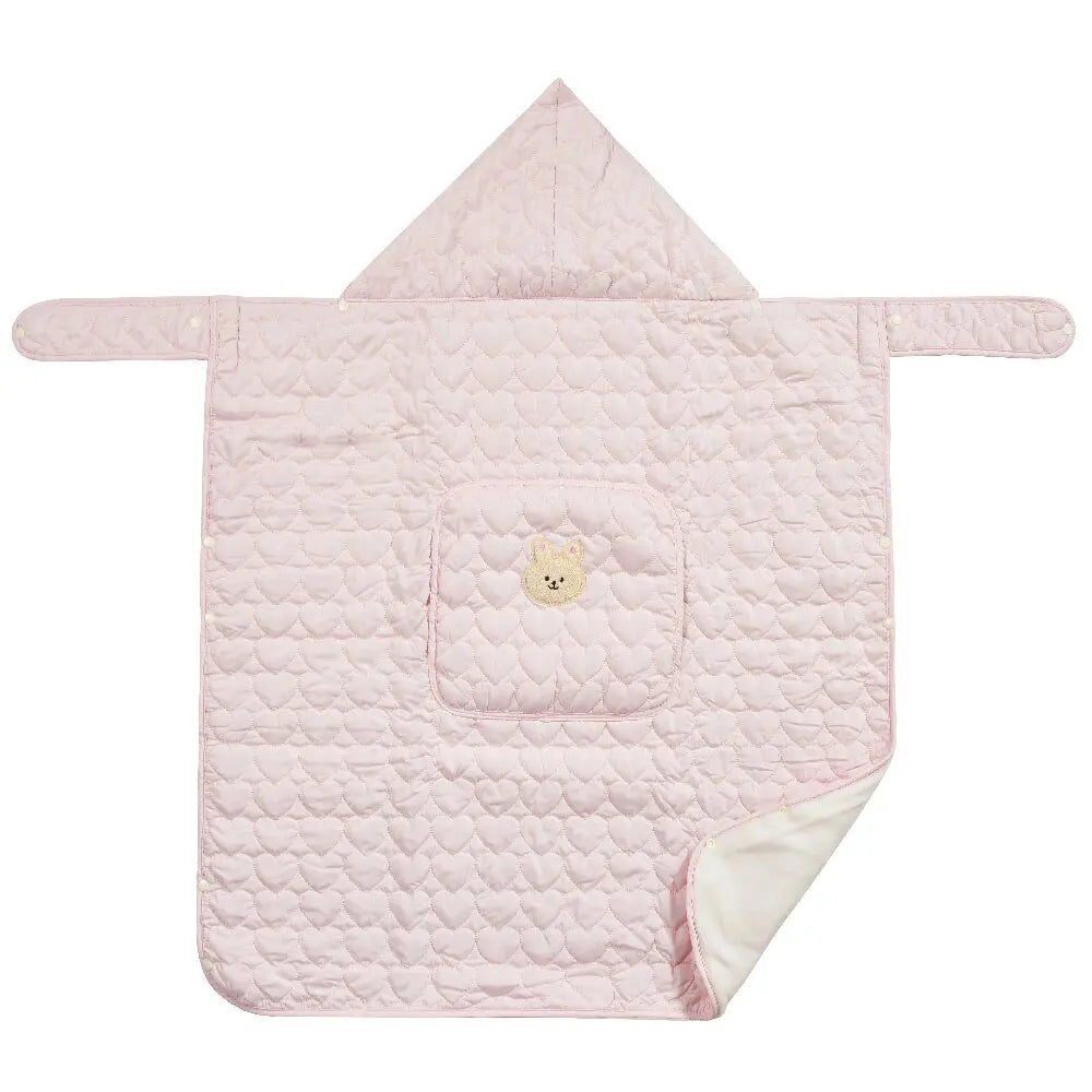 New Winter Baby Sling Cover Thicken Fleece Baby Stroller Blanket for Carrier Newborn Swaddle Wrap Hooded Infant Sleeping Quilt
