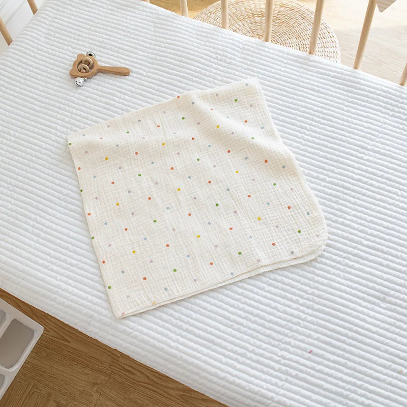 80*80cm Cotton Muslin Baby Receiving Blankets for Girls and Boys Newborn Muslin Swaddle Blanket Bedding Infant Bath Towel