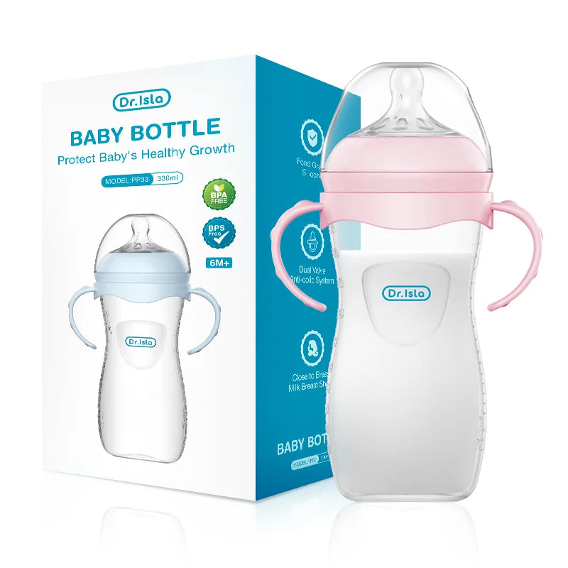 150/240/330ml Newborn Baby Bottle BPA-Free Heatproof Baby PP Bottle Drop-Proof And Leak-Proof Baby Feeding Bottle