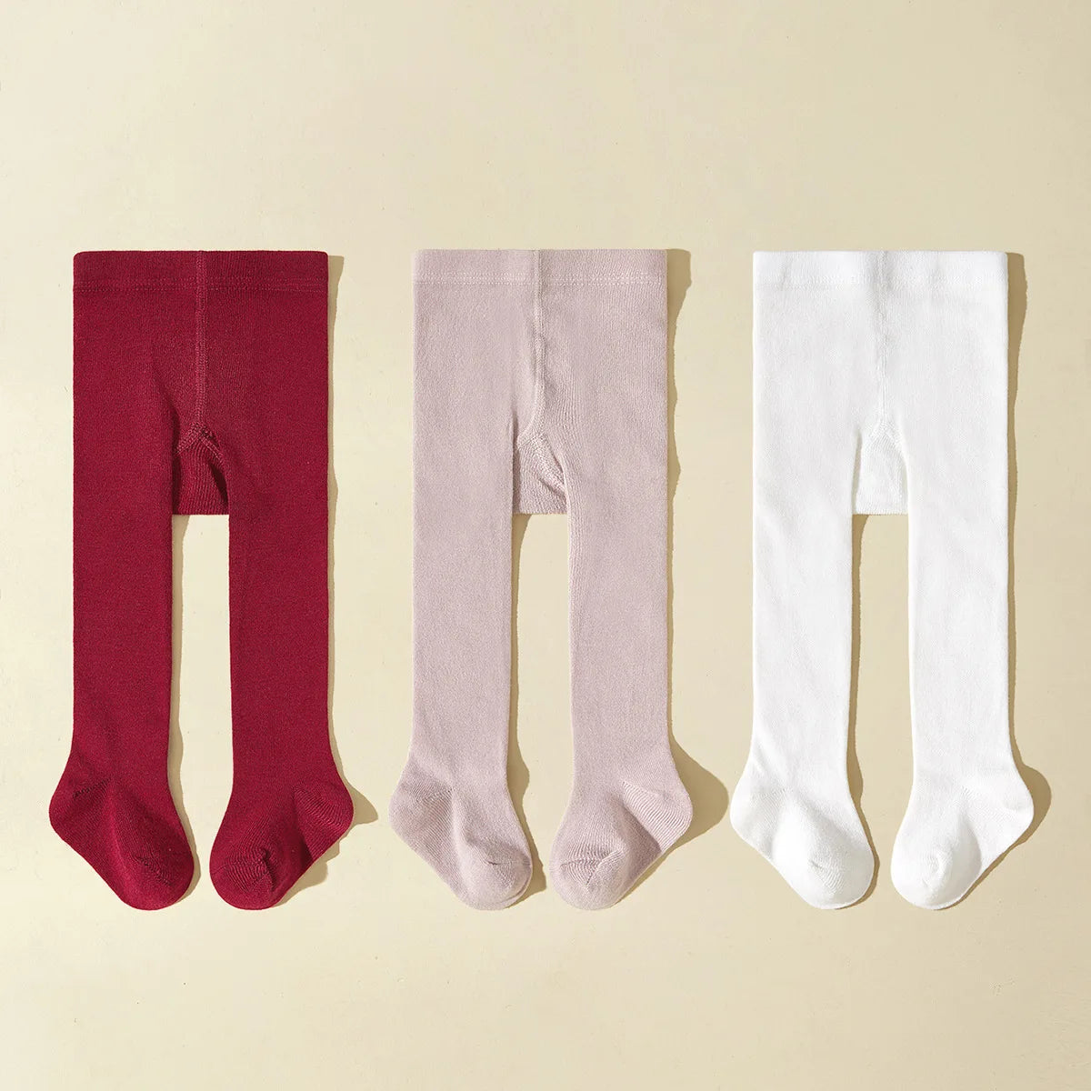 3PCS/lot Baby Autumn Winter Soft Tights Newborn Toddler Kid Girl Stockings Cotton Warm Elastic Pantyhose Solid Tights