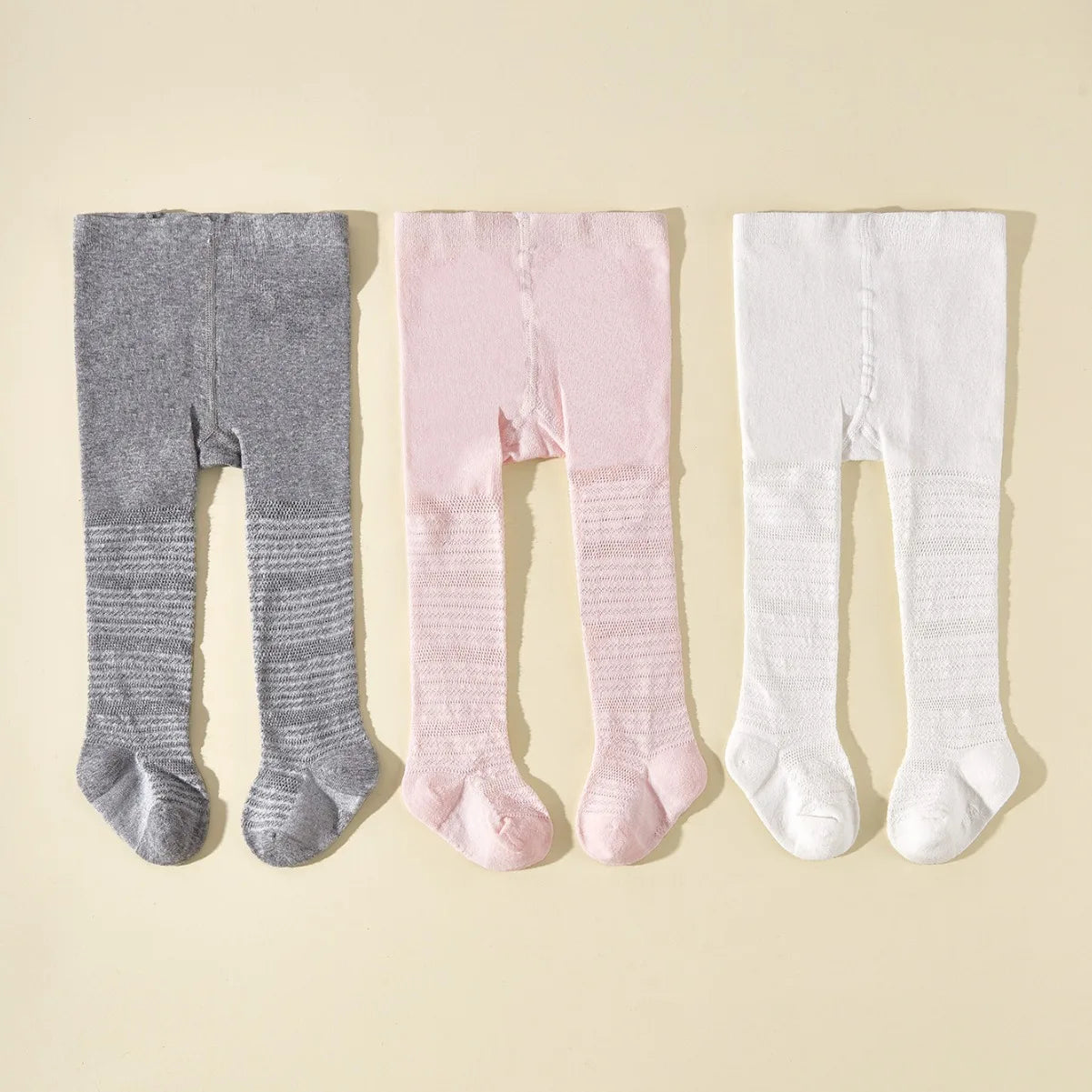 3PCS/Set Kids Children Girl Pantyhose Sock Spring Clothes Elastic Waist Solid Color Stockings Slim Socks Tights Baby Items