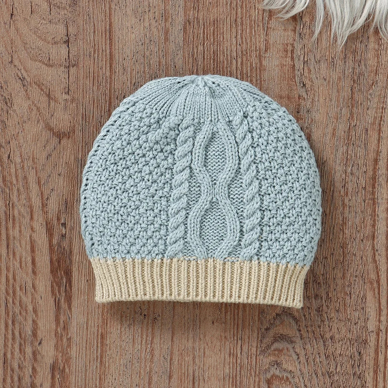 Baby Romper Knit Newborn Boy Girl Jumpsuit Long Sleeve Autumn Foot Wrap Infant Child Clothes Hat 2pcs Fashion 0-9M Overalls Warm
