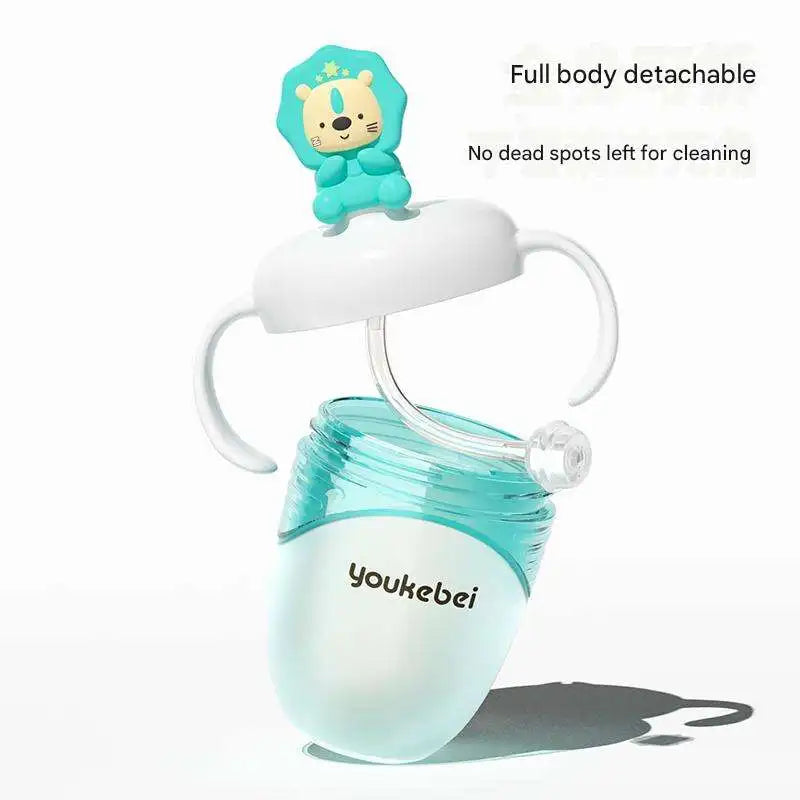 Youkebei 240ML Baby Silicone Bottles Anti Choking Baby Bottle No BAP Baby Feeding Bottles Wide Mouth Bottle For Kids Water Cup