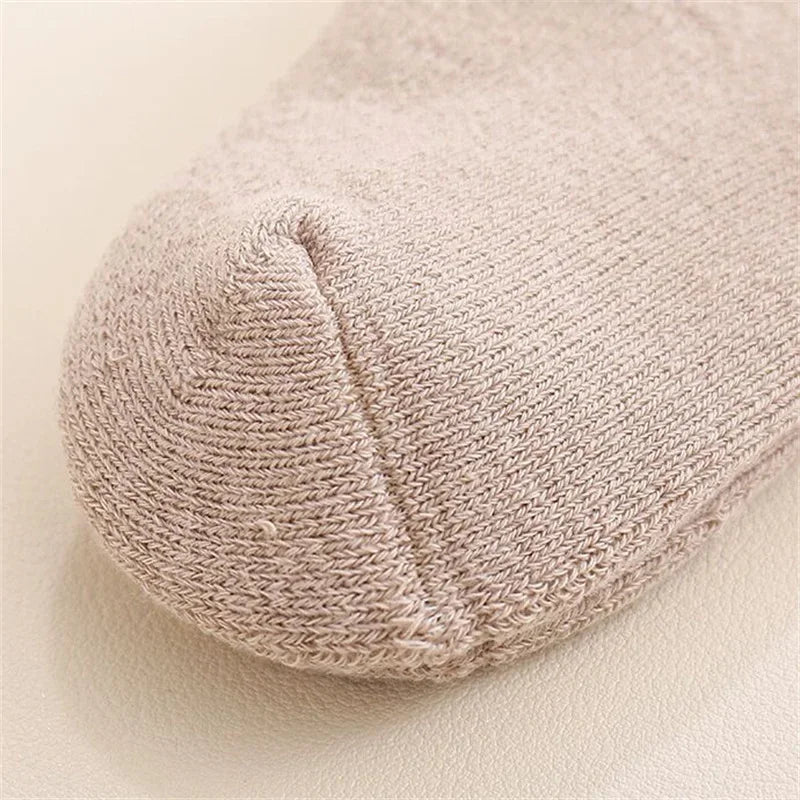 New Winter Thick Terry Cotton Socks For Girls Boys 0-3Yrs Newborn Baby Solid Socks Infant Toddler Daily Wear Keep Warm In Home