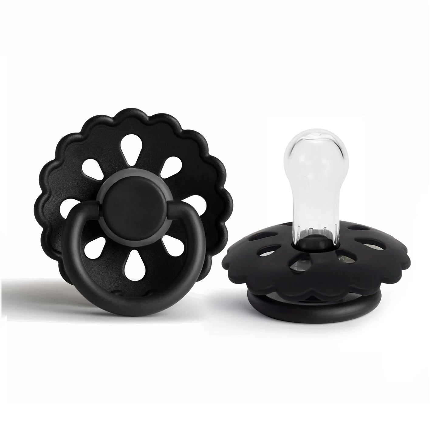 New flower shaped natural latex baby soft pacifier, food grade liquid silicone, newborn baby pacifier, teething gel