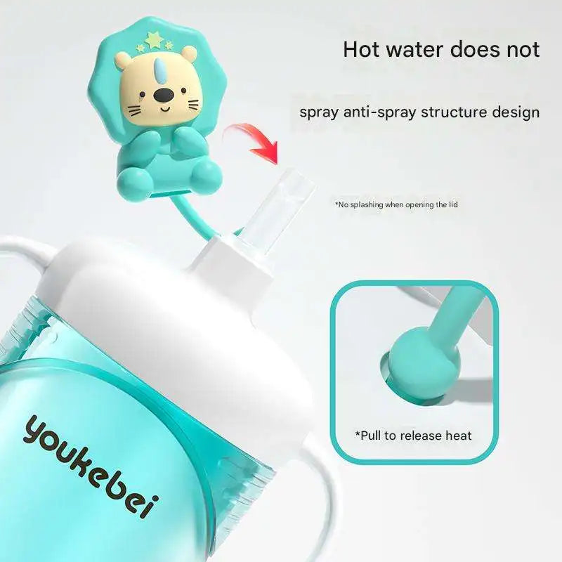 Youkebei 240ML Baby Silicone Bottles Anti Choking Baby Bottle No BAP Baby Feeding Bottles Wide Mouth Bottle For Kids Water Cup