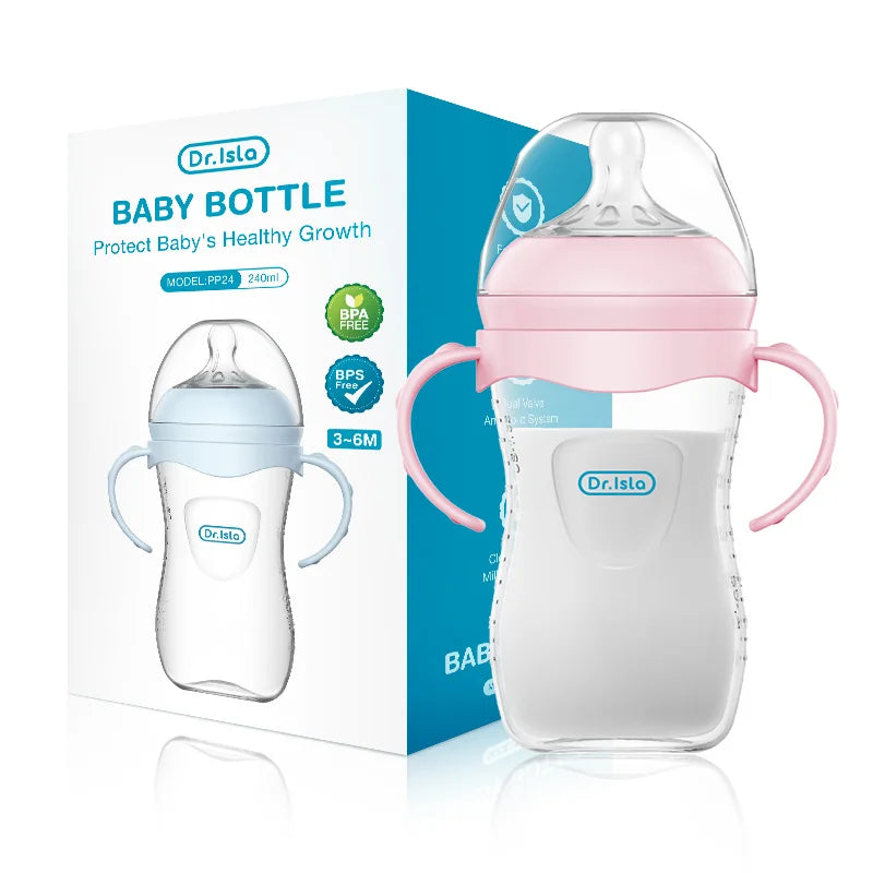 150/240/330ml Newborn Baby Bottle BPA-Free Heatproof Baby PP Bottle Drop-Proof And Leak-Proof Baby Feeding Bottle