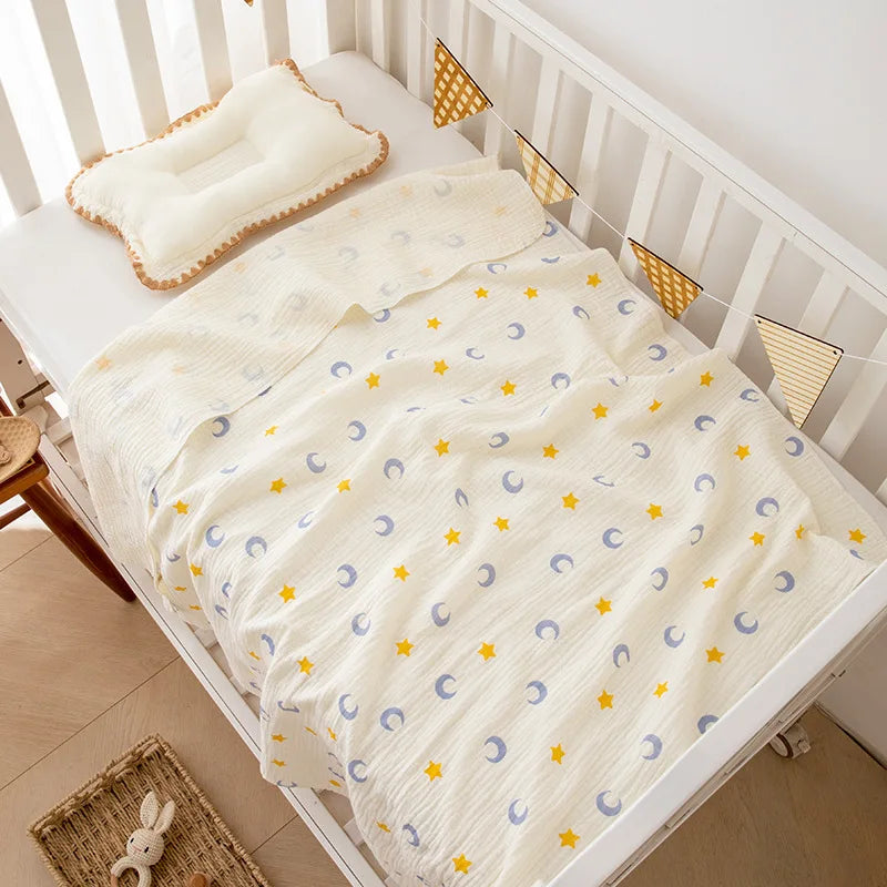 80*80cm Cotton Muslin Baby Receiving Blankets for Girls and Boys Newborn Muslin Swaddle Blanket Bedding Infant Bath Towel