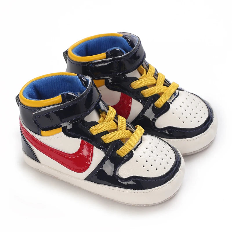Fashion Sneakers for baby boys girls ,Newborn Non-slip Toddler Birthday Christening baptismal shoes
