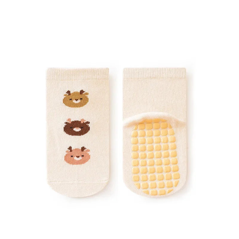 Spring Autumn Sock Baby Boys Girls Anti-Slip Floor Socks Infant Kids Trampoline Shoes Children School Sports Mid Calf Long Socks