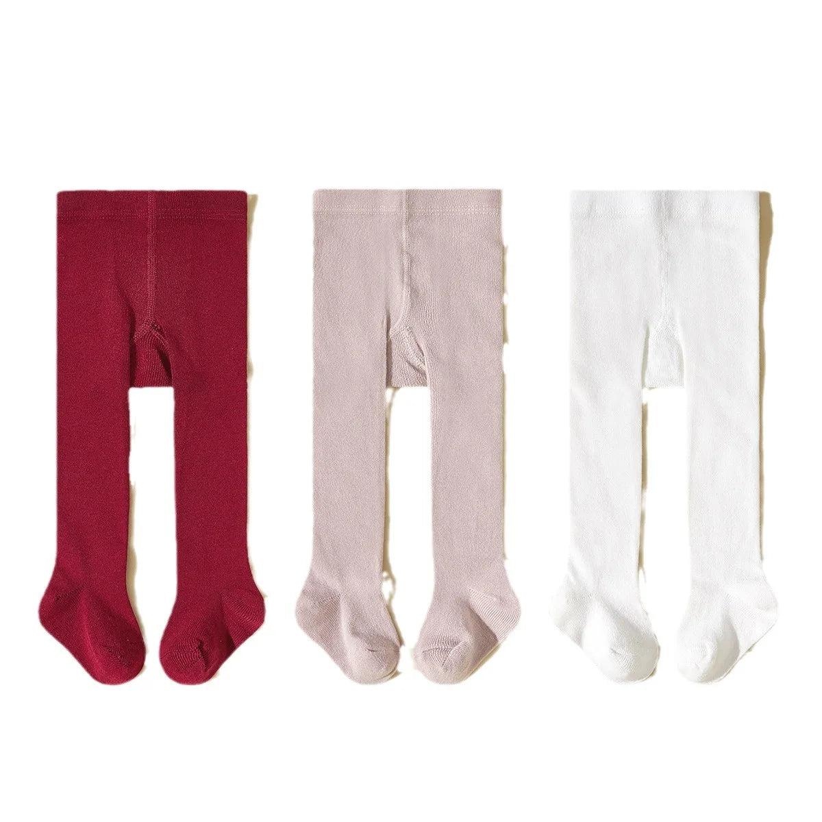 3PCS/lot Baby Autumn Winter Soft Tights Newborn Toddler Kid Girl Stockings Cotton Warm Elastic Pantyhose Solid Tights