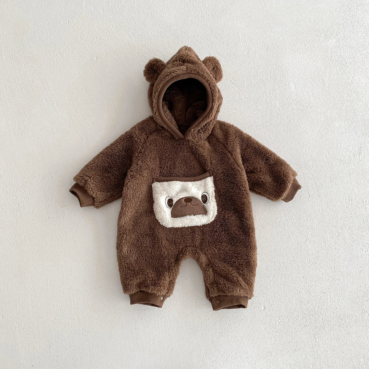 Autumn and Winter Baby Boys Girls Romper Infant Thickening Warm Jumpsuit with Hat 0-2 Years Old Newborn Baby Bodysuit