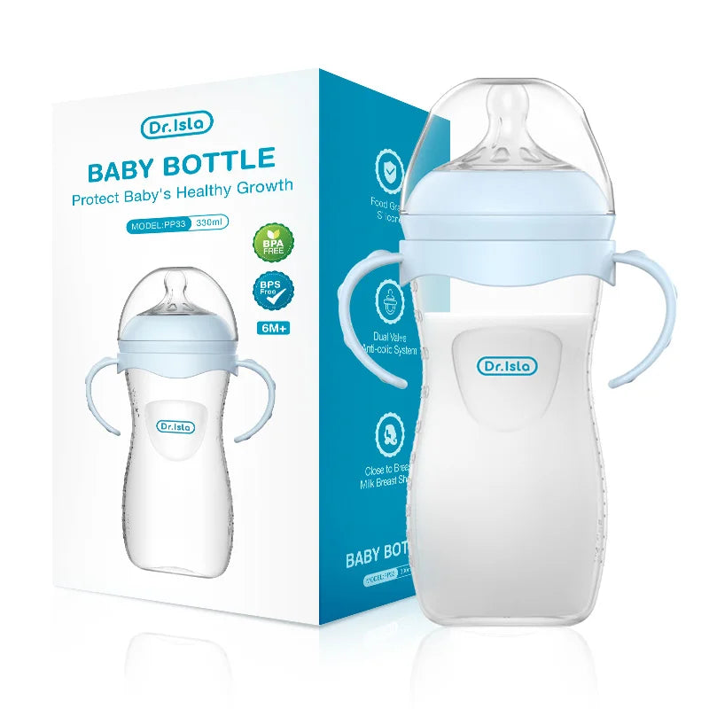 150/240/330ml Newborn Baby Bottle BPA-Free Heatproof Baby PP Bottle Drop-Proof And Leak-Proof Baby Feeding Bottle