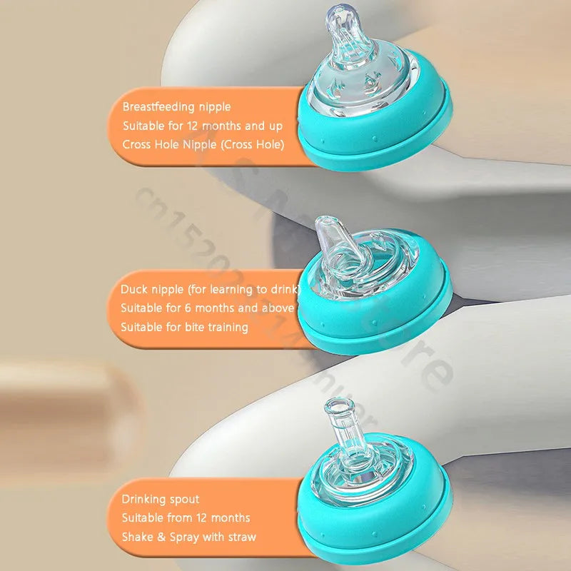 PPSU baby bottle/baby learning cup/baby duck pacifier cup/water cup/newborn bottle/240ML/300ML Large Capacity Milk Bottle