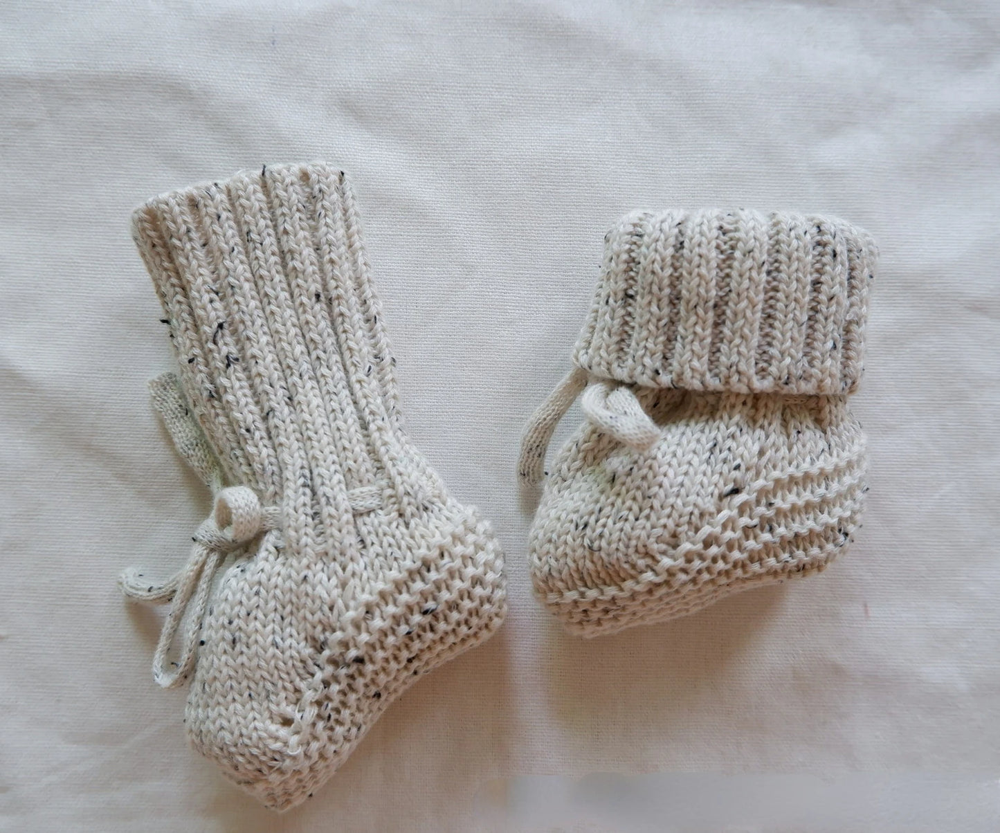 Winter Cute Infant Baby Neutral Booties 100% Cotton Knit Warm Baby Socks Unisex Toddler Baby Shoes Shower Gift