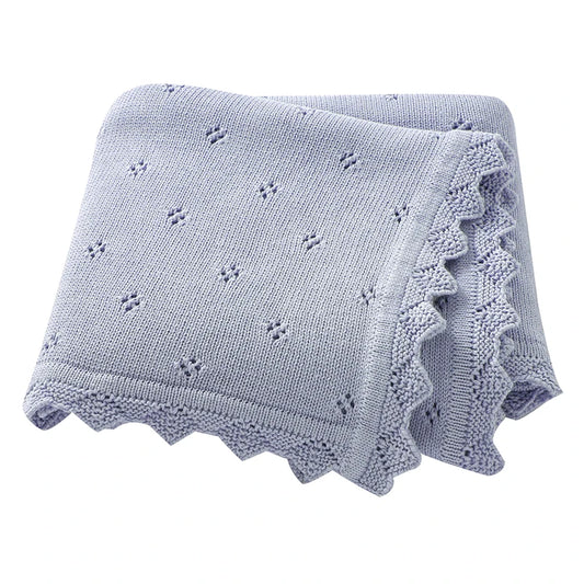 Baby Blankets Newborn 90*70cm Ultra-Soft Cotton Knitted Swaddle Wrap Blanket for Infant Toddler Boys Girls Throw Receiving Quilt