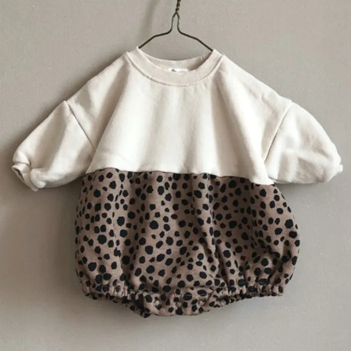 0-24M Baby Girls Boys Romper Warm Autumn Long Sleeve Thick Lining Jumpsuits Winter Clothing Outfits