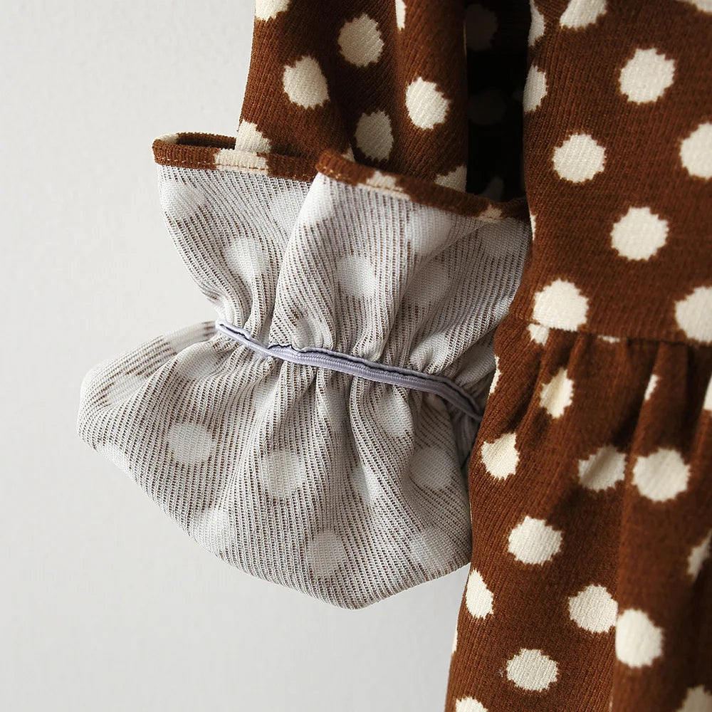 Spring newborn Baby Girls' Clothes Ribbon Bow Dot Dress for toddler Girls Baby Clothing 1st babies Birthday Casual Dresses dress