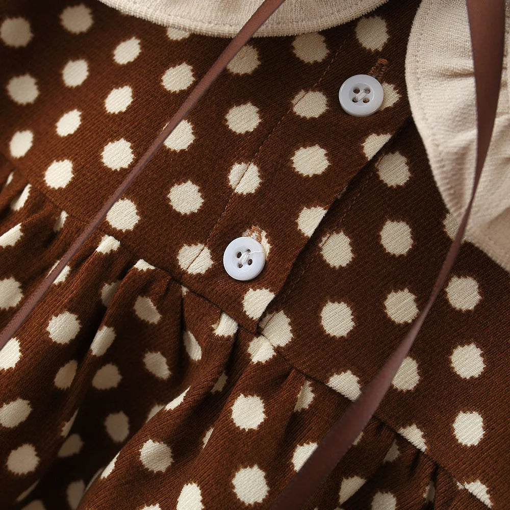 Ribbon Bow Dot Birthday Dress