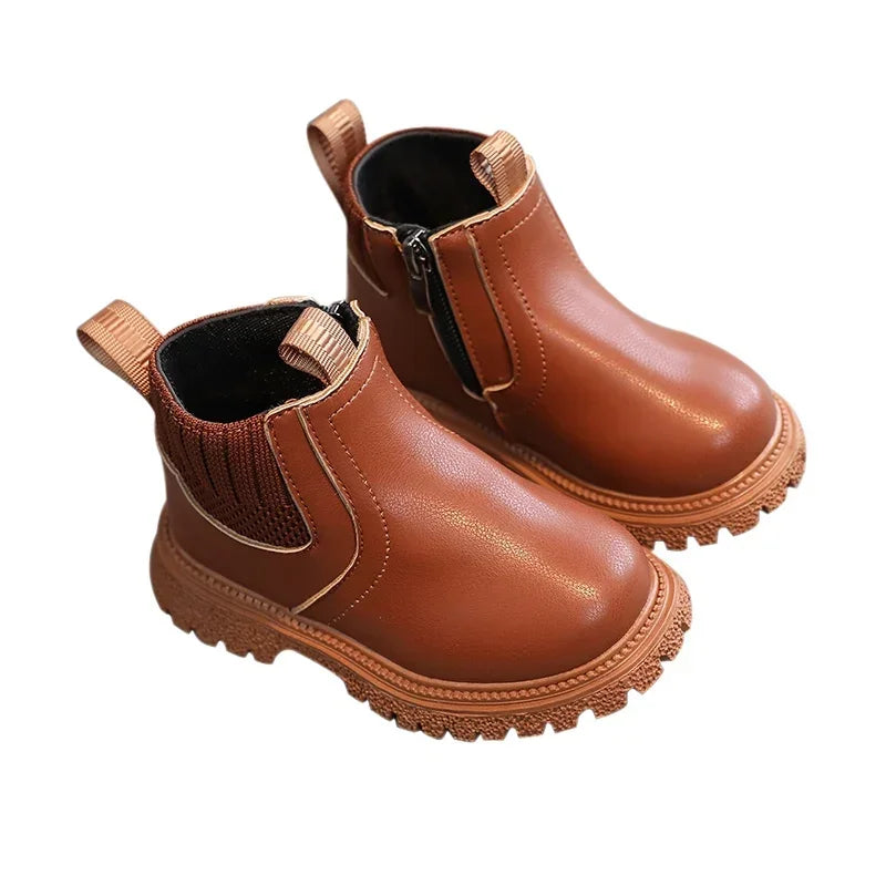 Kids Leather Boots
