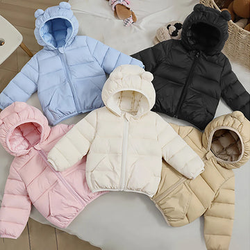 Hooded Down Kids Parka