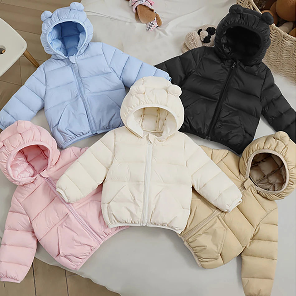 Hooded Down Kids Parka