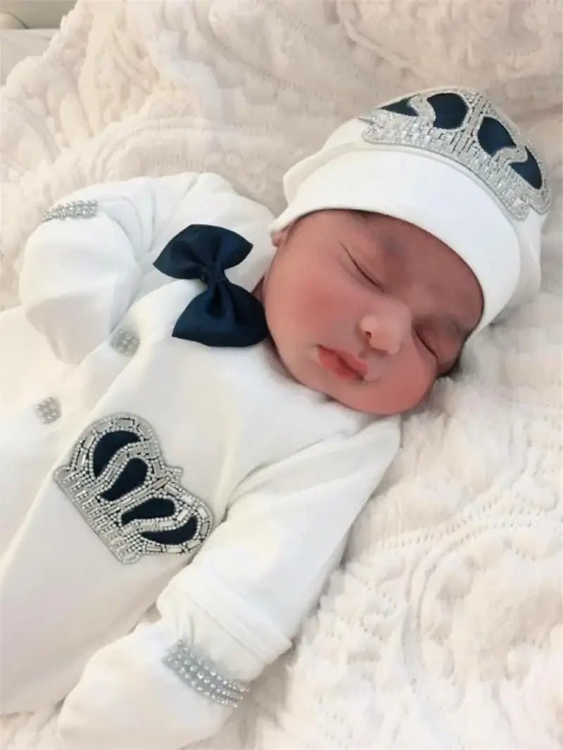 4pcs Butterfly Jewelry Baby Romper Set