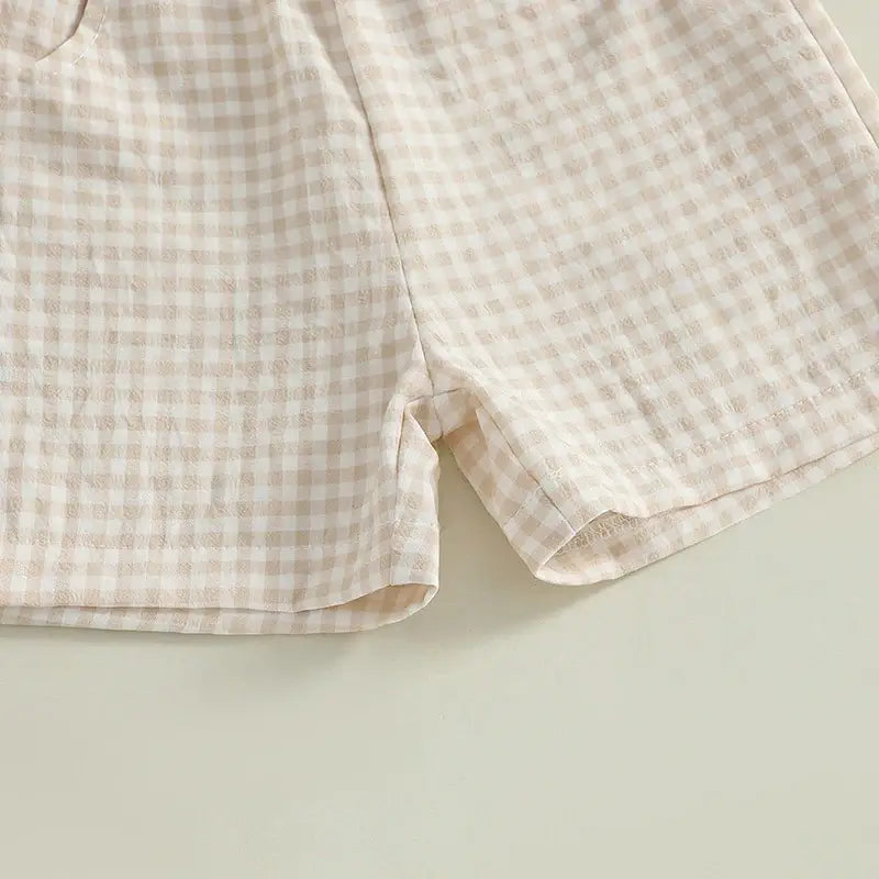 Toddler Boys Dog Embroidered Outfit