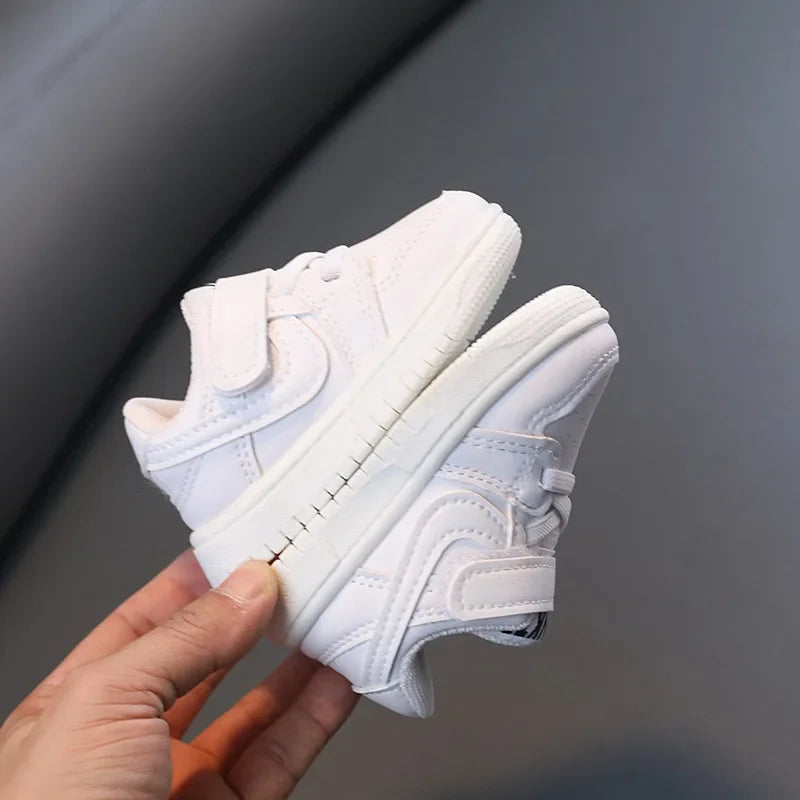 Kids White Casual Sneakers