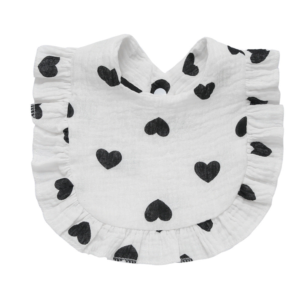 Cotton Muslin Baby Bibs & Burp Cloths