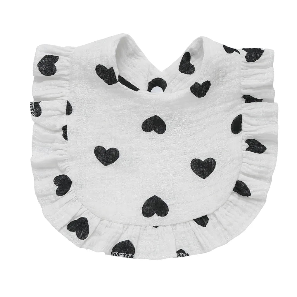 Cotton Muslin Baby Bibs & Burp Cloths