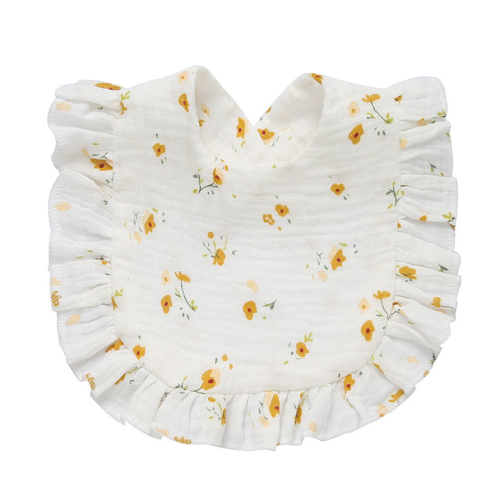 Cotton Muslin Baby Bibs & Burp Cloths