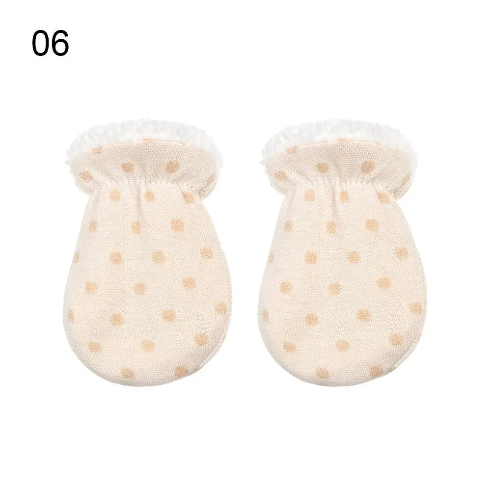 Boys Girls Cute Full Finger Fleece Gloves Toddler Infant Mittens Baby Anti-Grab Mittens Newborn Gloves