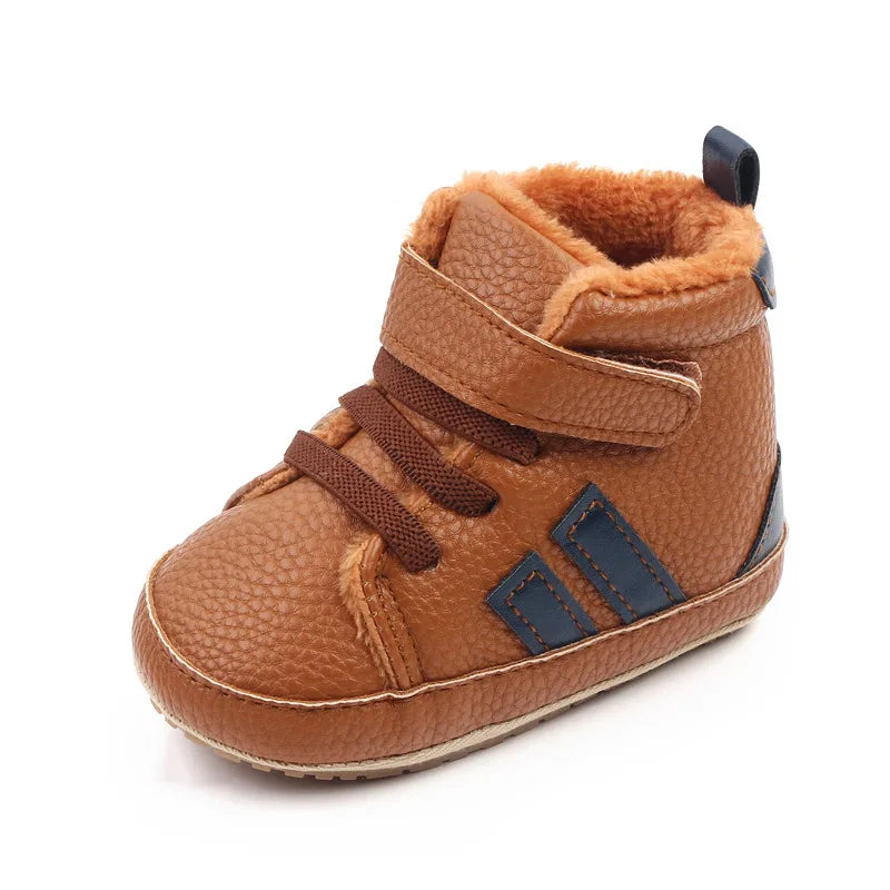 Super Keep Warm Baby Boots Infant Baby Girls Boys Snow Boots Retro Warm Plush Ankle Boot Winter Autumn Baby Shoes