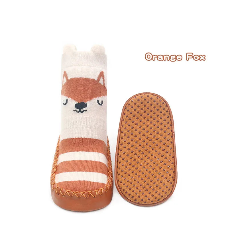 MILANCEL New Spring Baby Prewalker Cute Cartoon Animals Children's Floor Socks Thin Style Girls Toddler Non Slip Socks