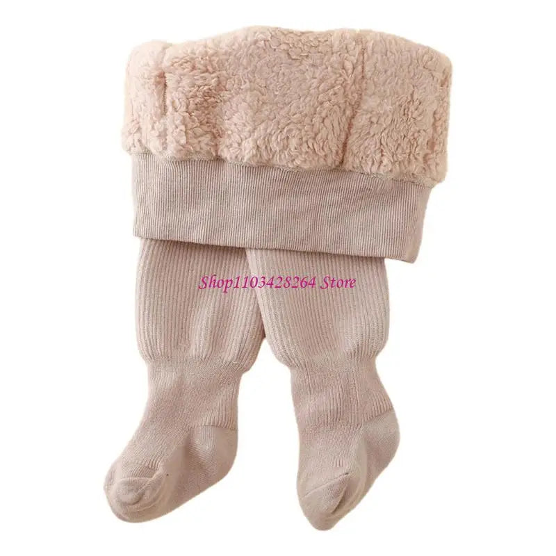 Cozy Fleece Lined Tights Infant Heating Leggings Winter Essential for Kids Warm