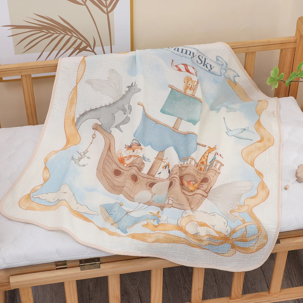 Pure Cotton Newborn Baby Bath Towel
